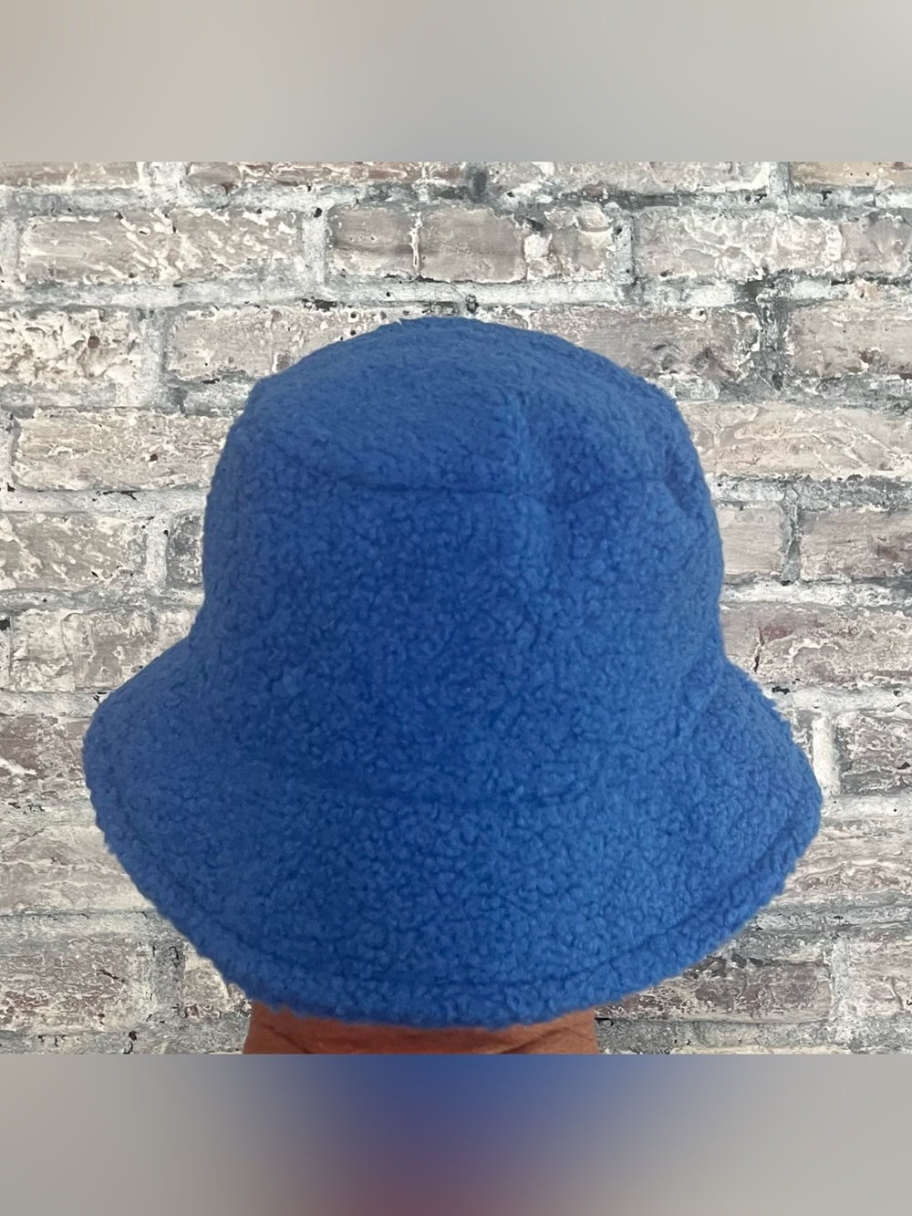 Detroit Lions Plush Blue Fleece Bucket HatwithTeam Logo Patch NWOT smoke/petfree - Picture 2 of 3
